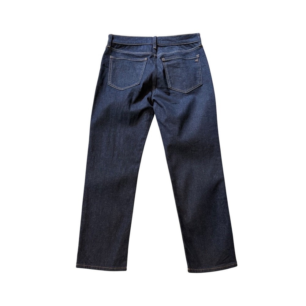 Madewell The Jules Slim-Straight Jean Dark Indigo Mid-Rise Ankle 6 28 NX990 NWT - Picture 3 of 9